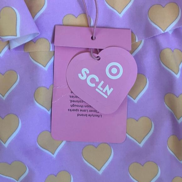 New Stoney Clover Lane Pink Polka Dot Ruffle Bikini Size Small - Picture 5 of 6